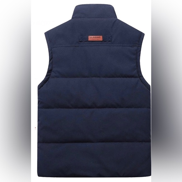 BRAND NEW MENS FLEECE LINED PUFFER VEST NWT - Picture 2 of 8